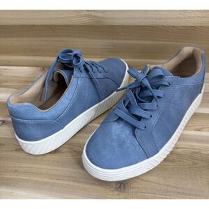 SOUL Naturalizer Neela Lace-Up Sneaker Mid Blue women's Size 6.5M